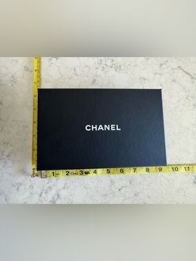 CHANEL Black Box with White Logo - CHANEL